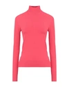 BOTTEGA VENETA BOTTEGA VENETA WOMAN TURTLENECK FUCHSIA SIZE S VISCOSE, POLYESTER