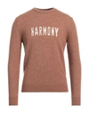 Eleventy Man Sweater Brown Size Xxl Cashmere, Silk, Polyester