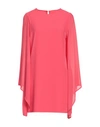 Vicolo Woman Mini Dress Coral Size S Polyester In Red