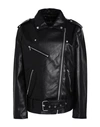 VERO MODA VERO MODA WOMAN JACKET BLACK SIZE XL POLYESTER, POLYURETHANE