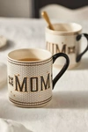 Anthropologie The Bistro Tile Stoneware Mug: Mom Edition