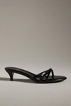 Jeffrey Campbell Doretta Kitten Heel Flip Flop In Black