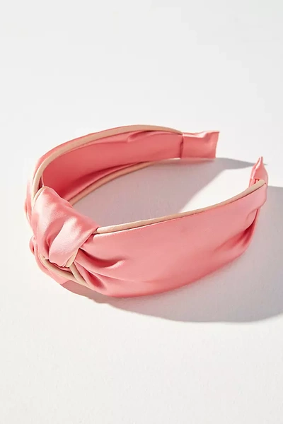 By Anthropologie Everly Knot Headband In Pink