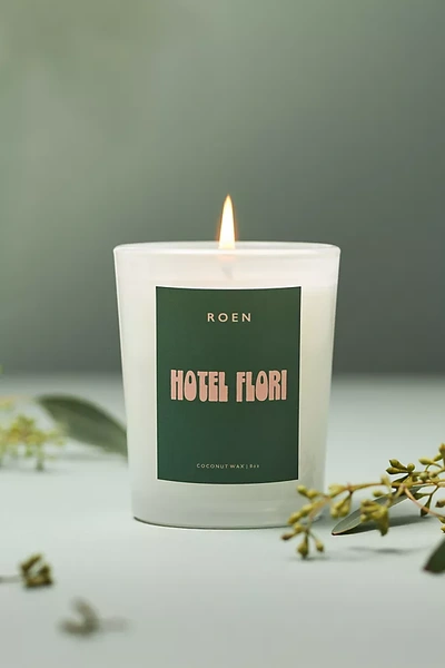 Roen Hotel Flori Boxed Candle In Green