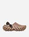 Crocs Echo Clogs Latte In White