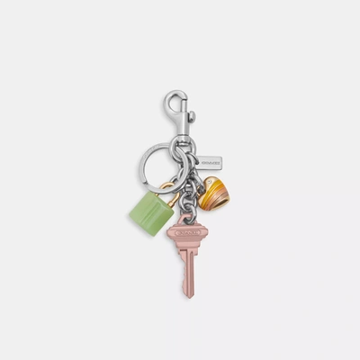 Coach Outlet Key Cluster Bag Charm In Multi