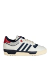ADIDAS ORIGINALS ADIDAS ORIGINALS RIVALRY 86 LOW MAN SNEAKERS OFF WHITE SIZE 8.5 LEATHER