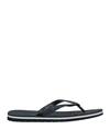 Sundek Woman Thong Sandal Black Size 11 Rubber