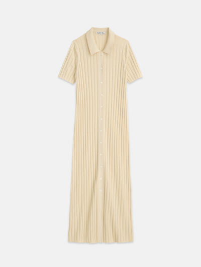 Alex Mill Alice Ribbed Sweater Dress In Ivory