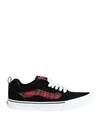 VANS VANS KNU SKOOL WOMAN SNEAKERS BLACK SIZE 8 LEATHER