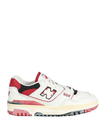 NEW BALANCE NEW BALANCE WOMAN SNEAKERS WHITE SIZE 7.5 LEATHER