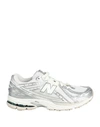 New Balance Woman Sneakers Silver Size 6.5 Textile Fibers, Synthetic Fibers In Silver