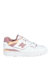 New Balance 550 "hazy Peach" Sneakers In White