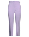 Moschino Woman Pants Lilac Size 14 Viscose, Elastane In Purple