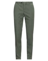 Drumohr Man Pants Military Green Size 32 Cotton