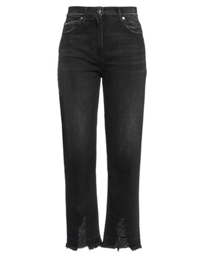Iro Woman Jeans Black Size 31 Cotton, Polyester