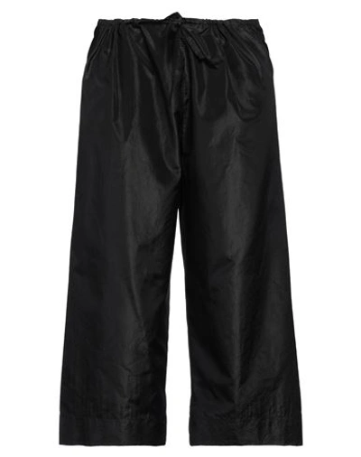 The Row Woman Cropped Pants Black Size S Silk