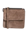 Brunello Cucinelli Woman Cross-body Bag Khaki Size - Soft Leather In Beige