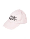 ALEXANDER MCQUEEN ALEXANDER MCQUEEN MAN HAT LIGHT PINK SIZE 7 ⅛ COTTON, POLYESTER