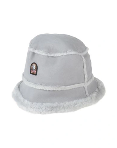 Parajumpers Woman Hat Light Grey Size S/m Sheepskin