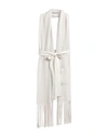 SMINFINITY SMINFINITY WOMAN SCARF IVORY SIZE - COTTON, CASHMERE