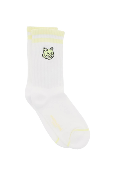 MAISON KITSUNÉ BOLD FOX HEAD SOCKS