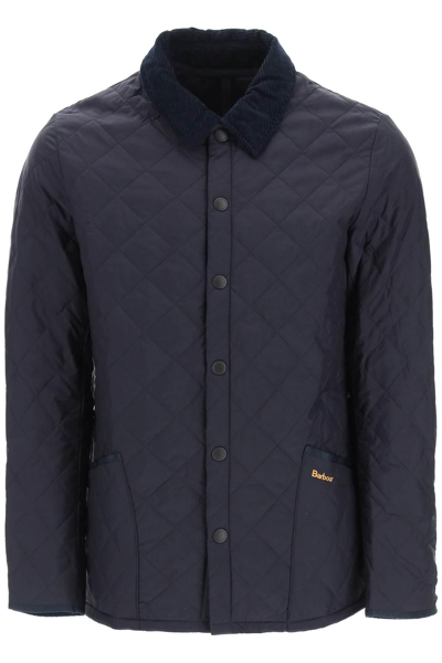 Barbour Heritage Liddesdale Quilted Jacket In Blue