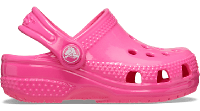 Crocs Infant  Littles™ Neon Highlighter Clog In Pink Crush