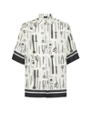 Fendi Multicolor Tools Print Shirt In White