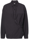 LEMAIRE LEMAIRE COTTON SHIRT WITH TWIST DETAIL
