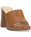 Jessica Simpson Kashet Platform Slide Sandal In Black Leather