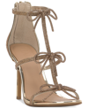 INC INTERNATIONAL CONCEPTS WOMEN'S NOLINO BEADED BOW T-STRAP DRESS SANDALS, CREATED FOR MACY'S