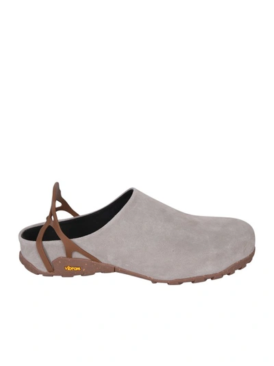 Roa Leather Mules By  In Grey