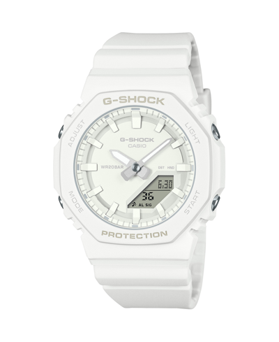 G-shock Unisex Analog Digital White Resin Watch, 40.2mm, Gmap2100-7a