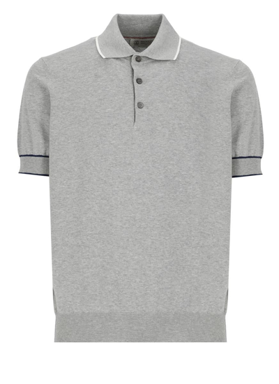 Brunello Cucinelli T-shirts And Polos Grey