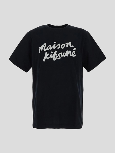 Maison Kitsuné Maison Kitsune' T-shirts And Polos In Black