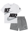 NIKE TODDLER BOYS SPLIT FUTURA T-SHIRT AND SHORTS, 2 PIECE SET