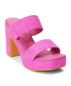 Beach By Matisse Gem Platform Sandal In Magenta