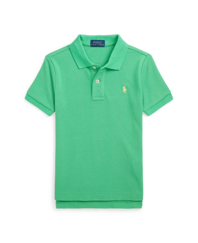 Polo Ralph Lauren Kids' Toddler And Little Boys Cotton Short Sleeve Polo In Classic Kelly,soft