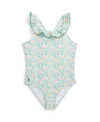 POLO RALPH LAUREN TODDLER AND LITTLE GIRLS FLORAL RUFFLED ONE-PIECE SWIMSUIT