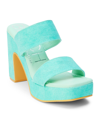 Beach By Matisse Gem Platform Sandal In Turq