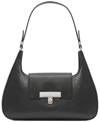 Calvin Klein Becky Small Shoulder Bag In Black Silv