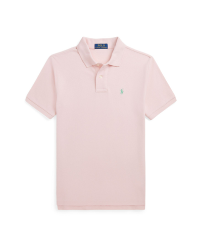 Polo Ralph Lauren Kids' Big Boys Iconic Mesh Polo Shirt In Garden Pink