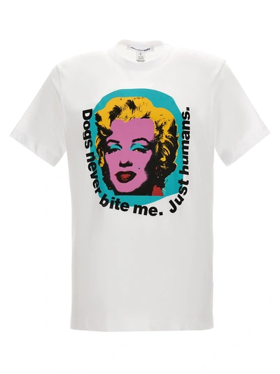 Comme Des Garçons Shirt Andy Warhol T-shirt White