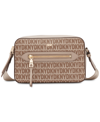 Dkny Chelsea Monogram Small Camera Bag In Chino,toffee