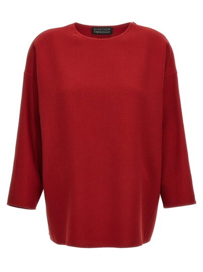 GIANLUCA CAPANNOLO BETTINA TOPS RED