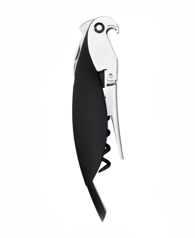 Alessi Parrot Corkscrew In Black
