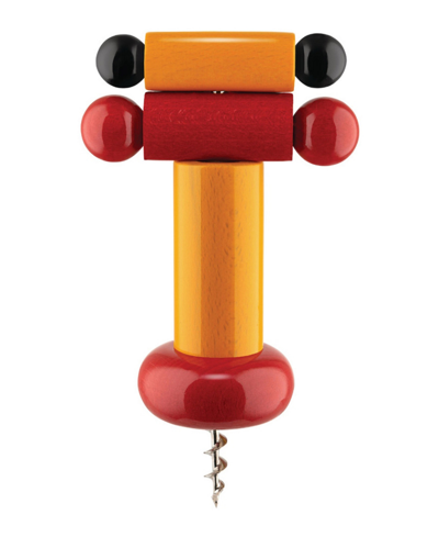 Alessi Twergi Collection Ettore Sottsass Corkscrew In Red