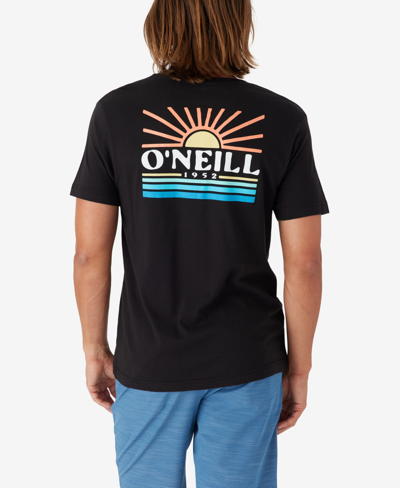 O'neill Men's Sun Supply Standard Fit T-shirt In Black