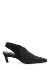 Totême Toteme Women Mid Heel Elastic Slingback Pumps